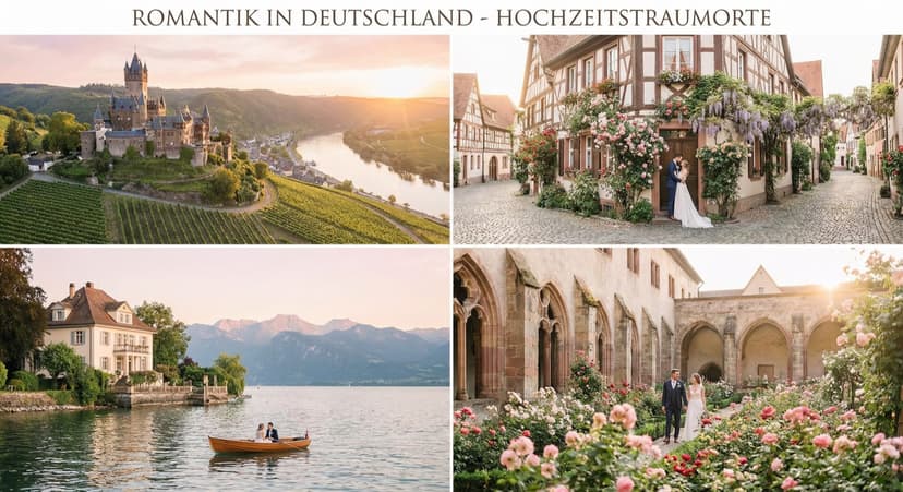Hochzeitslocations Deutschland: Top 10 romantisch